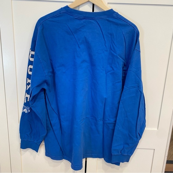 Vintage Duke Blue Devils 90s Y2K Long Sleeve T-shirt University Collegiate - Picture 2 of 7